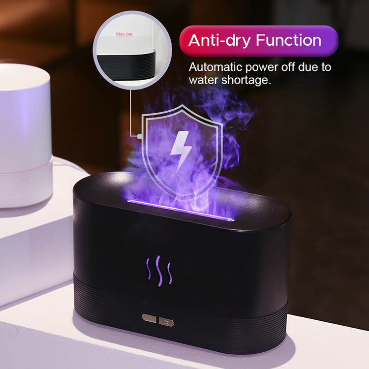 USB Ultrasonic Flame Humidifier - Zayd’s Department Store