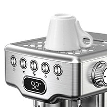 Geek Chef Espresso Machine, 20 Bar Espresso Machine With Milk Frother For Latte, Cappuccino, Macchiato, For Home Espresso Maker, 1.8L Water Tank, Stainless Steel, Ban On Amazon - Zayd’s Department Store