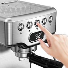 Geek Chef Espresso Machine, 20 Bar Espresso Machine With Milk Frother For Latte, Cappuccino, Macchiato, For Home Espresso Maker, 1.8L Water Tank, Stainless Steel, Ban On Amazon - Zayd’s Department Store
