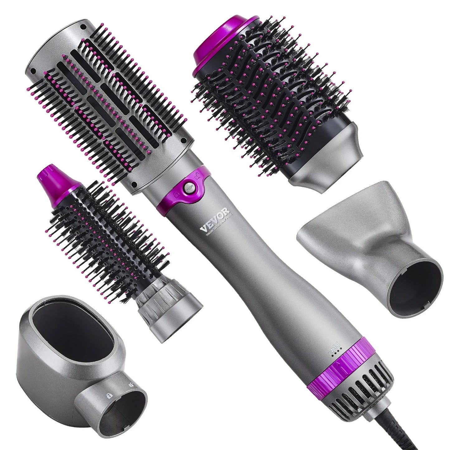 Vevor?Hair Dryer Brush 5-In-1 Hot Hair Styler Upgraded Negative Ion for Curling - Zayd’s Department Store