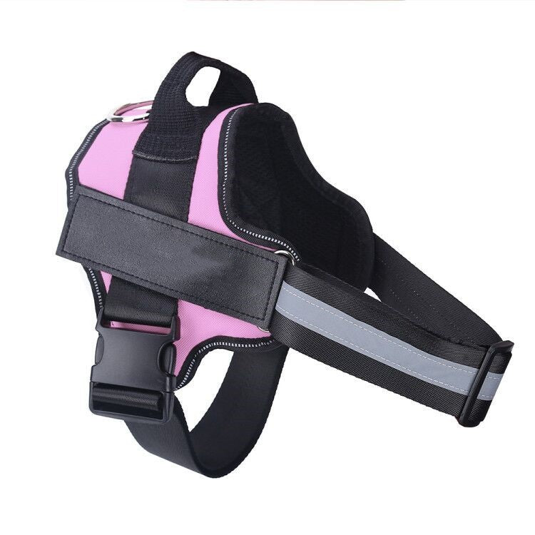 Personalized Dog Harness NO PULL Reflective Breathable Adjustable Pet Harness Vest For Small Large Dog Custom Patch Pet Supplies - Zayd’s Department Store