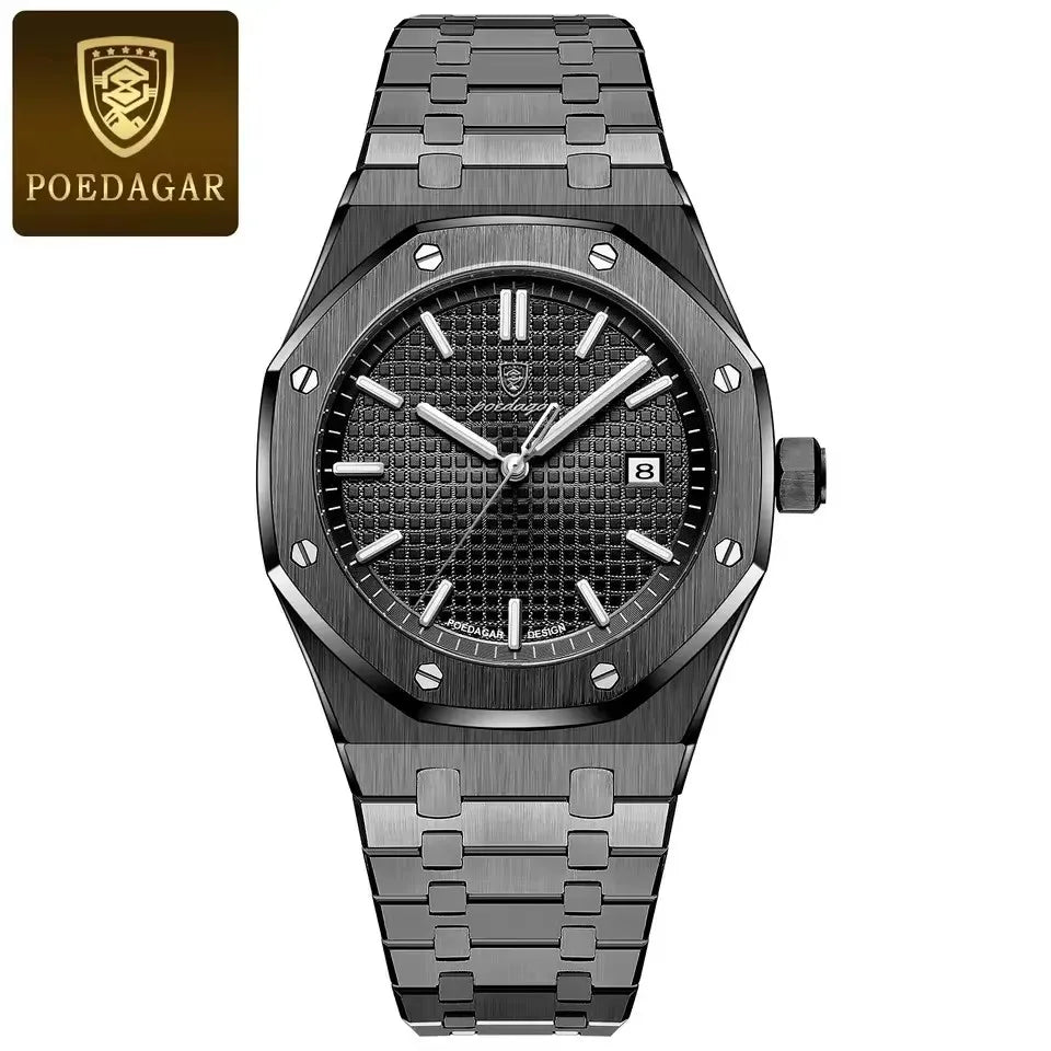 POEDAGAR 924 Luxury High Quality Waterproof Luminous watch - Zayd’s Department Store
