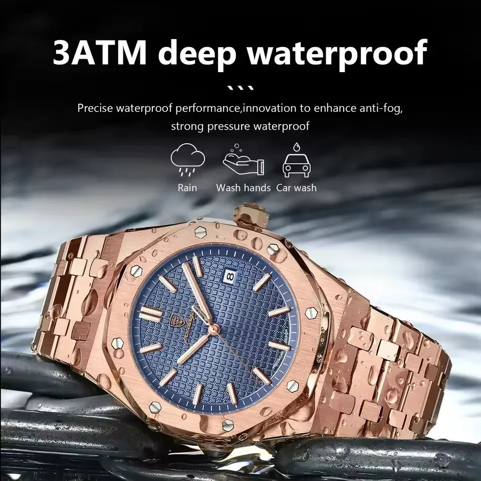 POEDAGAR 924 Luxury High Quality Waterproof Luminous watch - Zayd’s Department Store