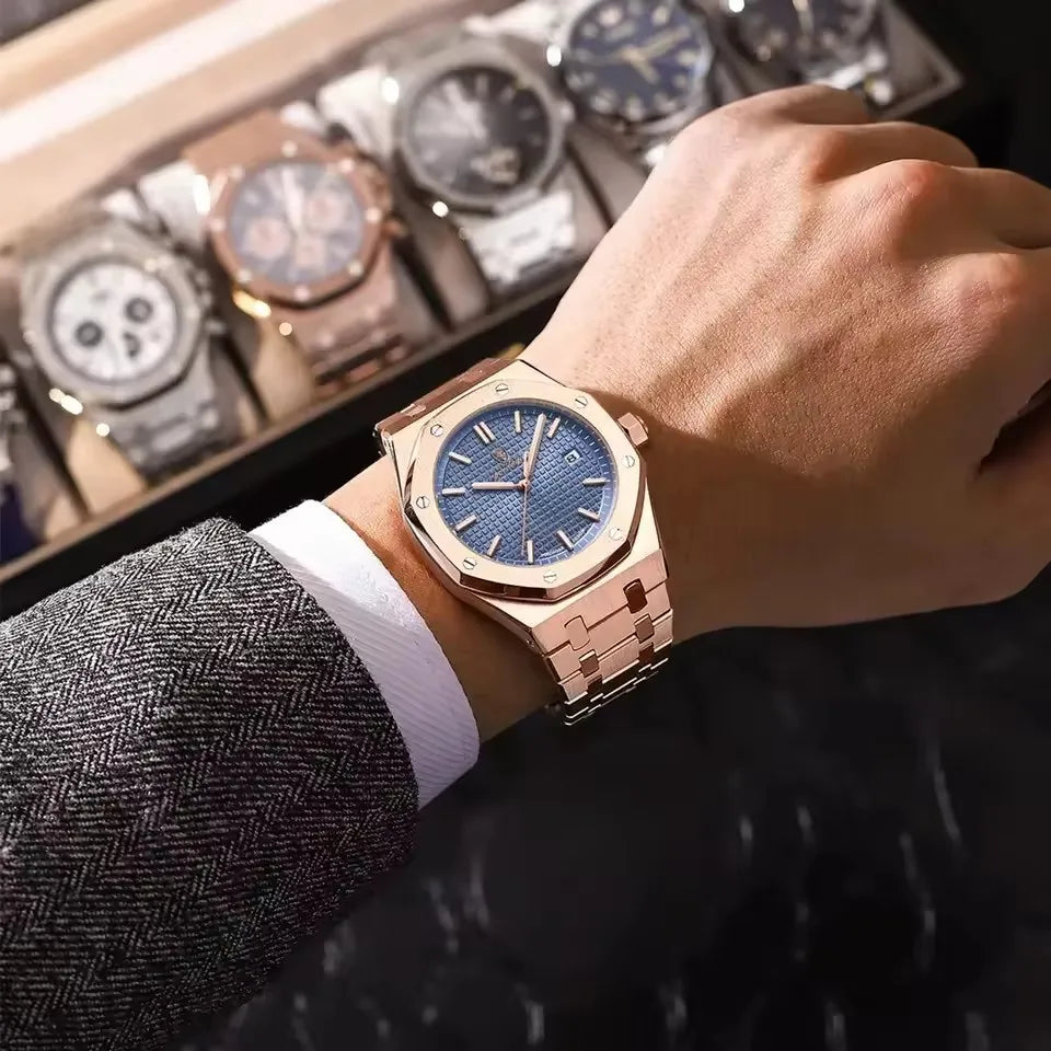 POEDAGAR 924 Luxury High Quality Waterproof Luminous watch - Zayd’s Department Store