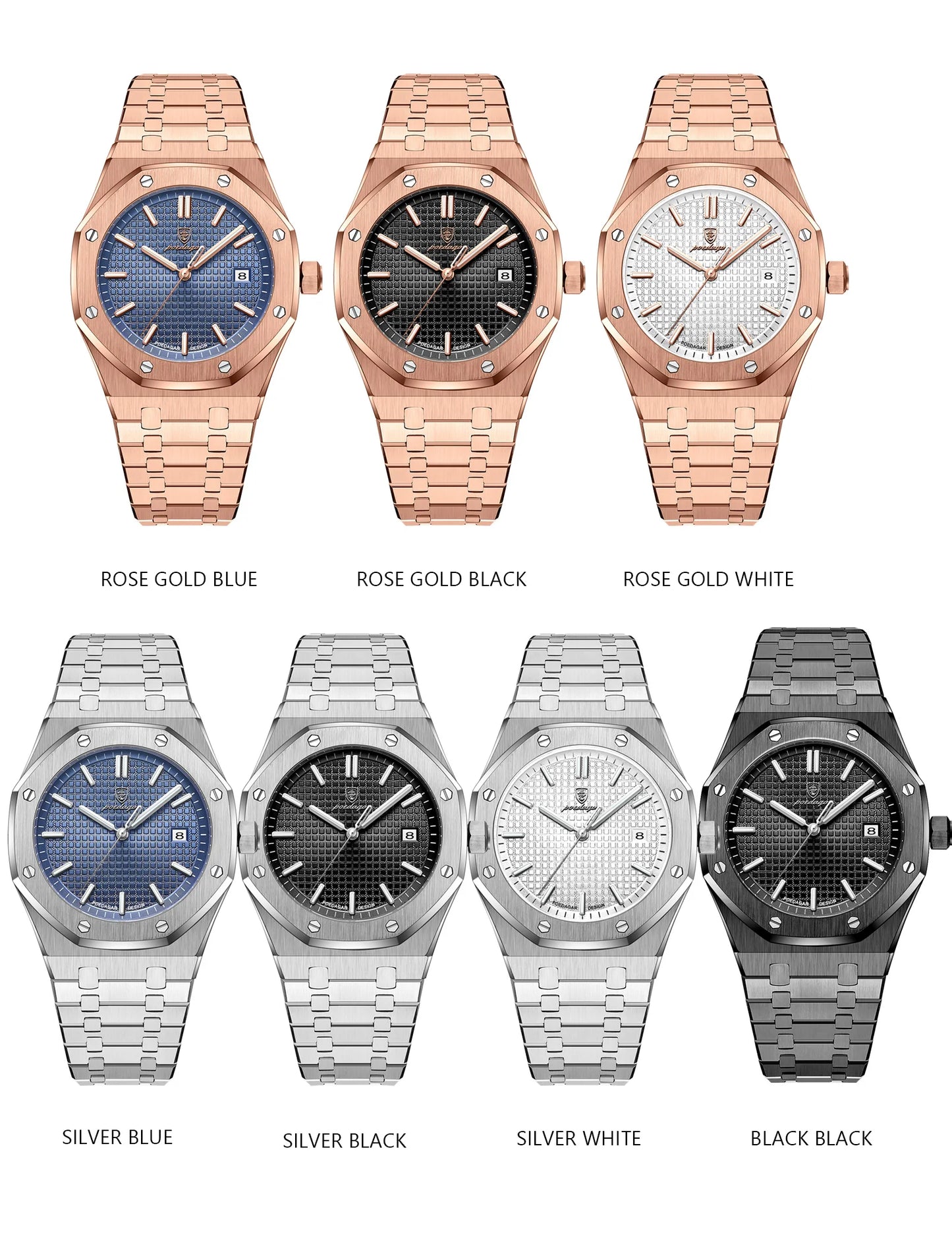 POEDAGAR 924 Luxury High Quality Waterproof Luminous watch - Zayd’s Department Store