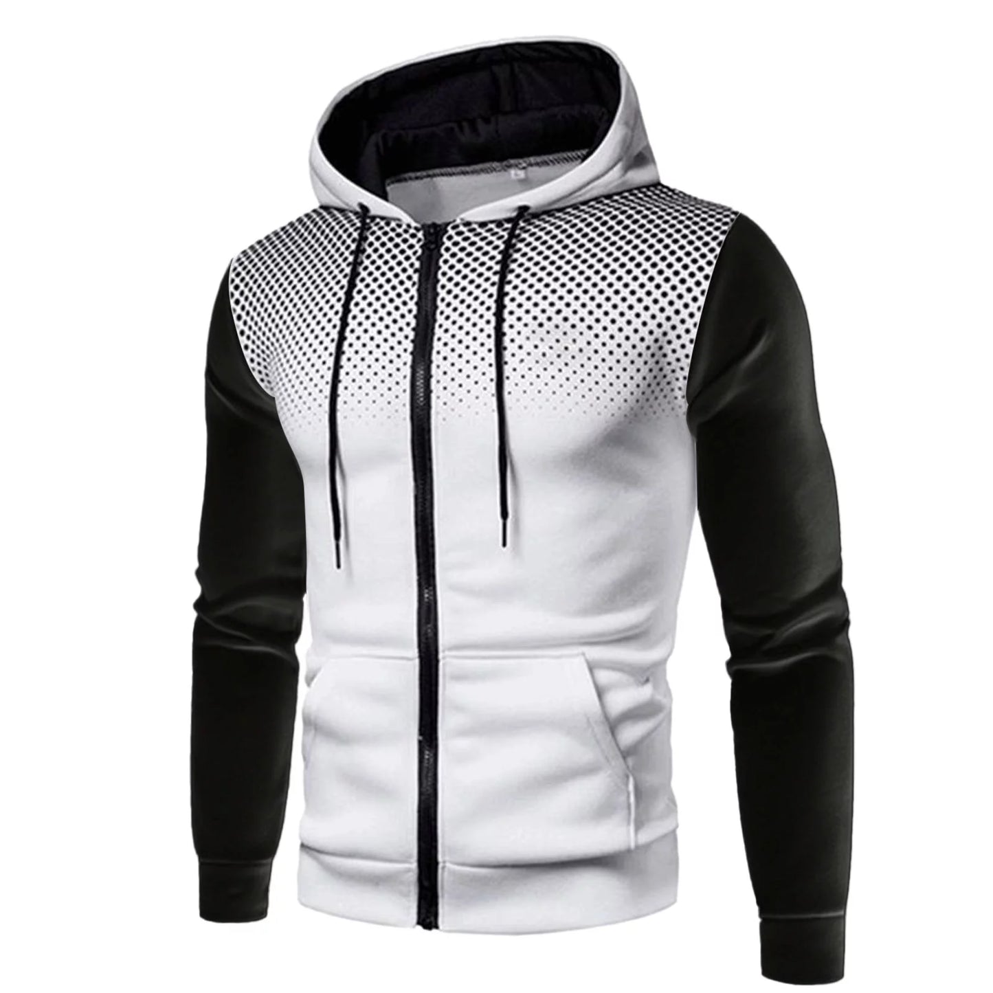 Men'S 2 Piece Sweatsuits Full Zip up Hoodie and Jogger Sweatpant Athletic Set Two Piece Casual Sport Tracksuit - Zayd’s Department Store
