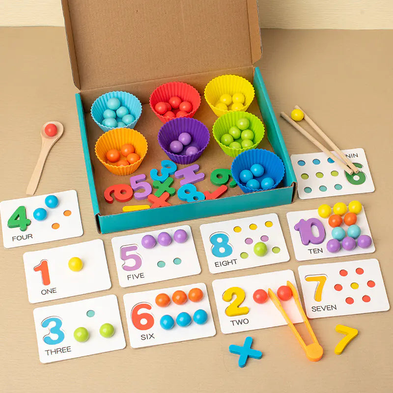 Montessori Math Clip Beads Educational Puzzle Toys - Zayd’s Department Store
