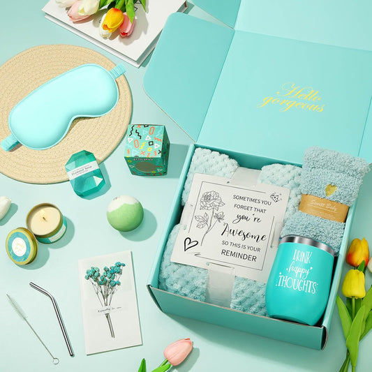 Happy Birthday Gifts for Women Mom Her Friend Sister Wife Grandma, Self Care Gifts Get Well Gifts Unique Relaxing Spa Gift Basket Set, Mothers Day Gifts for Mom Wife Grandma Daughter Friends Sister - Zayd’s Department Store