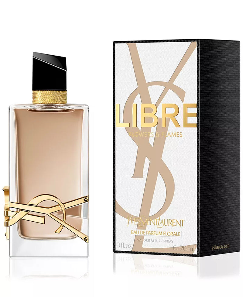 Libre Flowers & Flames Eau De Parfum Florale, 3 Oz. - Zayd’s Department Store