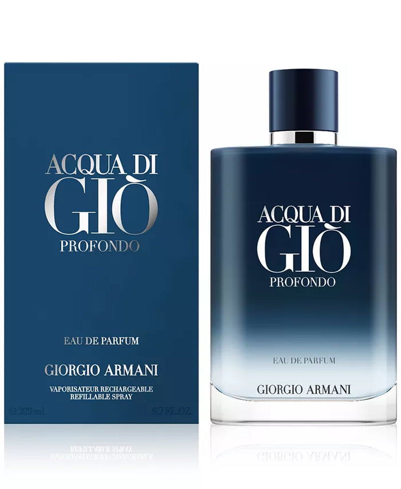 Men'S Acqua Di Giã² Profondo Eau De Parfum Spray, 6.7 Oz. - Zayd’s Department Store