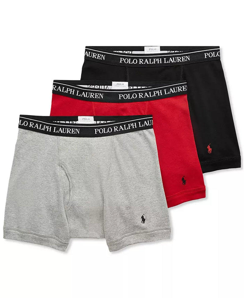 Men'S 3-Pack Classic Cotton Boxer Briefs - Zayd’s Department Store