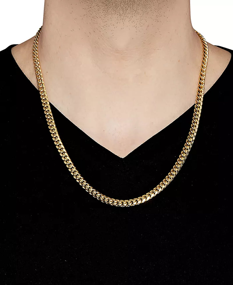 Italian Miami Cuban Link 20" Chain Necklace (6Mm) in 10K Gold - Zayd’s Department Store