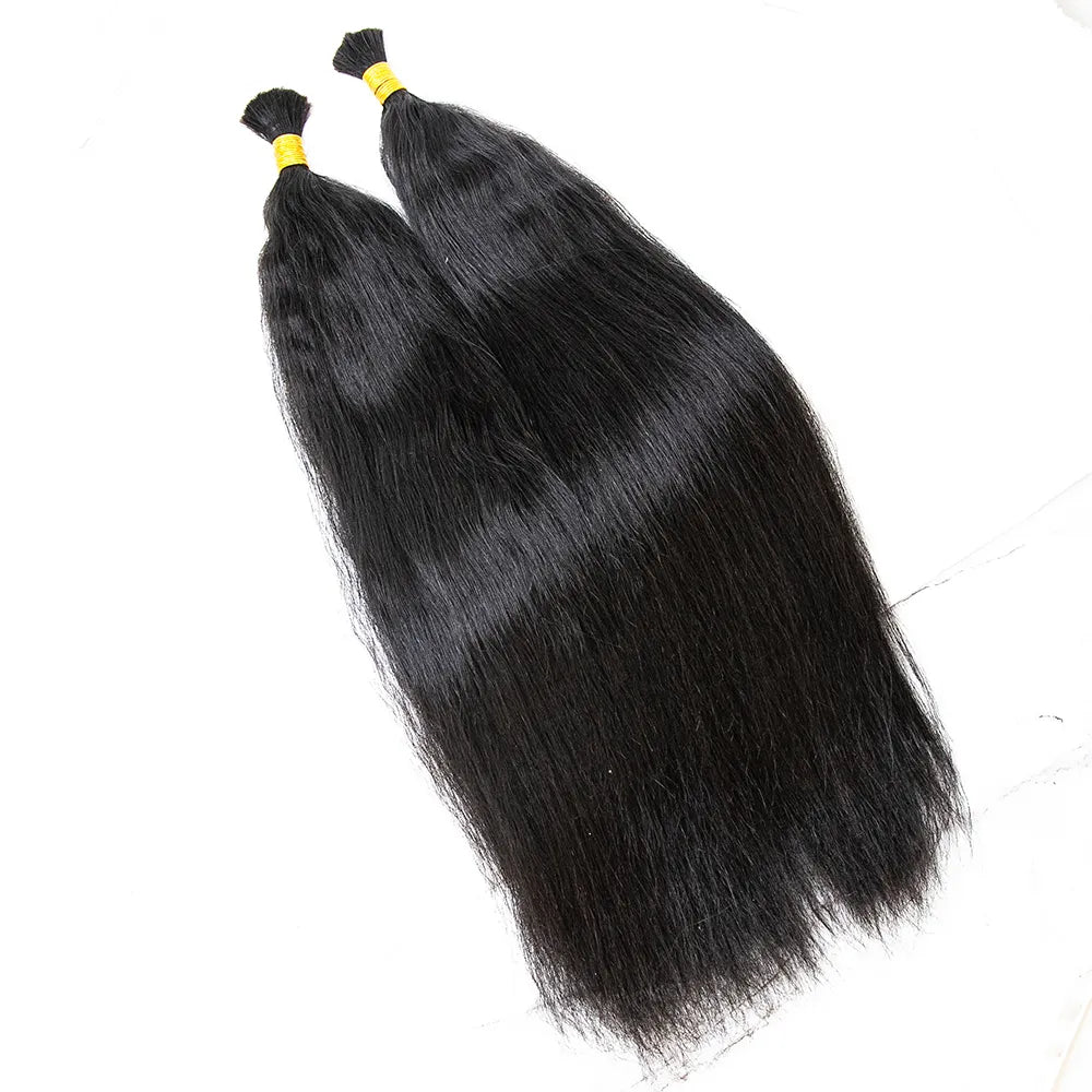 Double Drawn Burmese Wet and Wavy Human Braiding Hair
