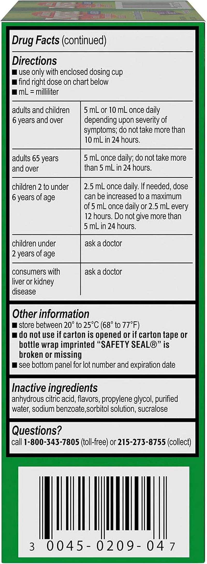 Zyrtec 24 Hr Children'S Allergy Syrup with Cetirizine, Sugar-Free Grape, Twin Pack of 4 Fl. Oz