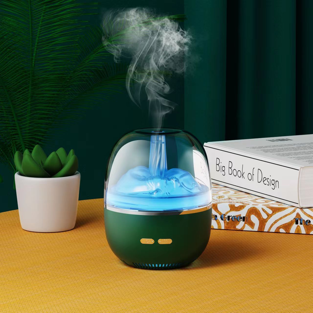 Humidificateur à brouillard épais et léger coloré