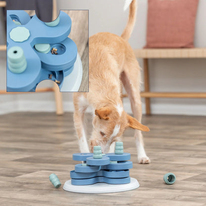 Dog Activity Flower Strategy Game, Level 3, Advanced Dog Puzzle Toy, Treat Dispenser