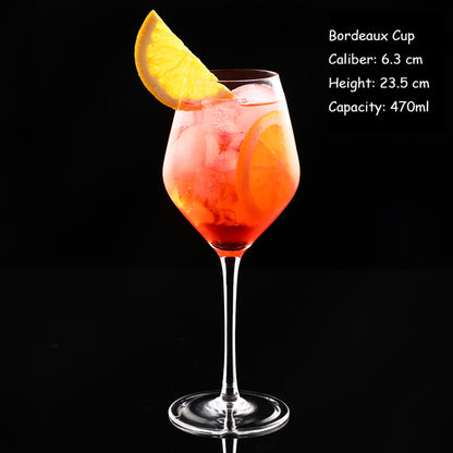 Wine Glass Set of 5 Elegant Drinking Cups