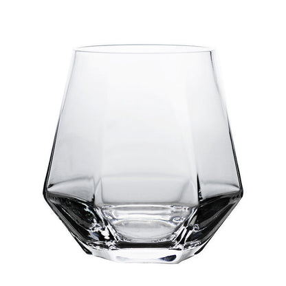 Diamond Shape Multi-Purpose Stemless Drinking Glass