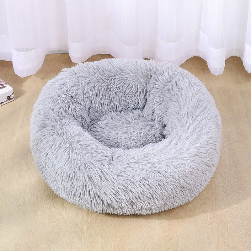 Lit pour chien super doux lavable en peluche longue niche pour animaux de compagnie sommeil profond maison pour chien tapis en velours canapé pour panier pour chien lit pour chat pour animaux de compagnie