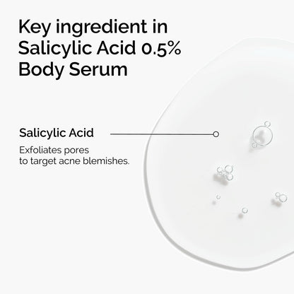 The Ordinary Salicylic Acid 0.5% Body Serum, Exfoliating Treatment for Acne-Prone Skin, 8.1 Fl Oz