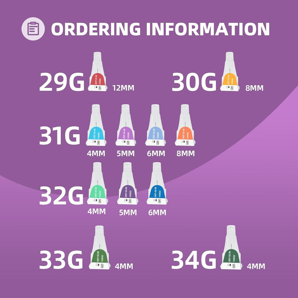Pen Tips 31G X 5Mm, Box of 100,Universal Compatibility with Most Pen Devices