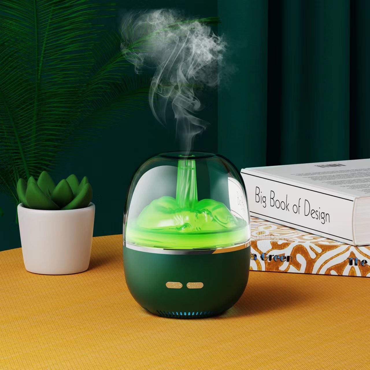 Humidificateur à brouillard épais et léger coloré