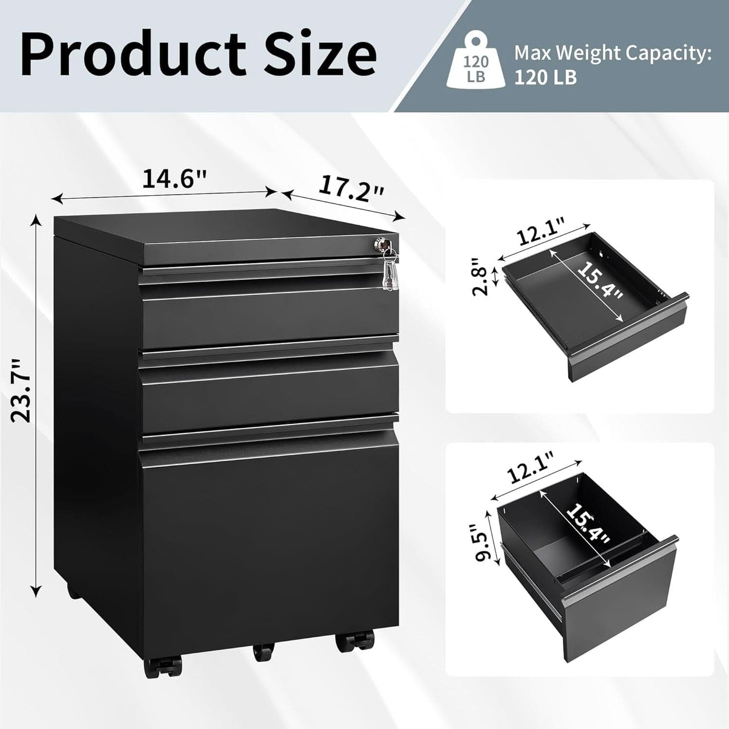 File Cabinet with Lock