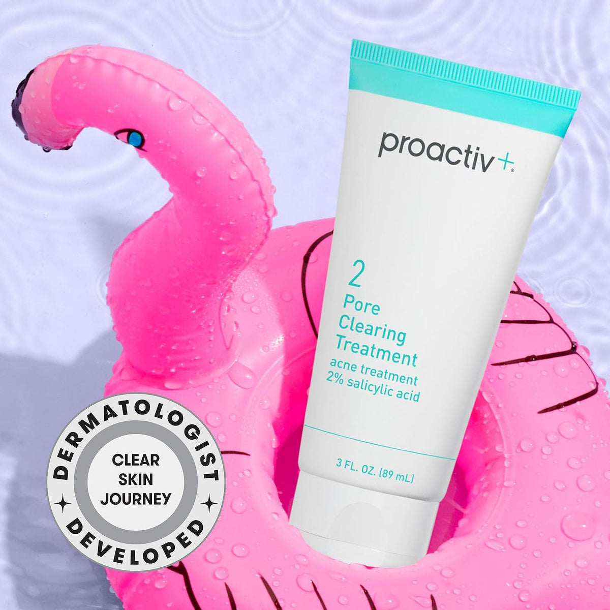 Pore Clearing Acne Treatment, Exfoliates & Hydrates, with Salicylic Acid & Aloe, Formulated for Acne-Prone Skin, Paraben Free, 3 Fl Oz