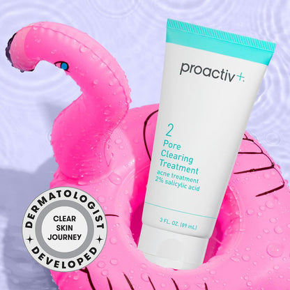 Pore Clearing Acne Treatment, Exfoliates & Hydrates, with Salicylic Acid & Aloe, Formulated for Acne-Prone Skin, Paraben Free, 3 Fl Oz