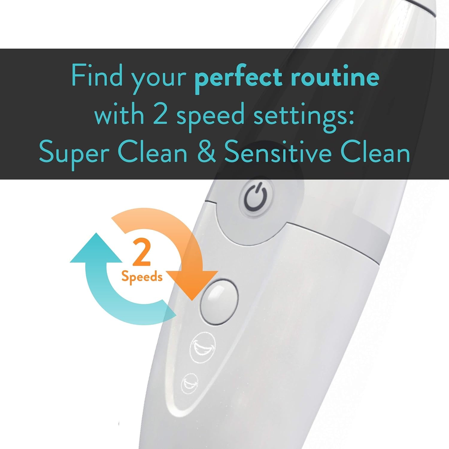 UV Sanitizing Sonic Toothbrush and Cleaning Station, Electric Toothbrush, Dual Speed Setting, White