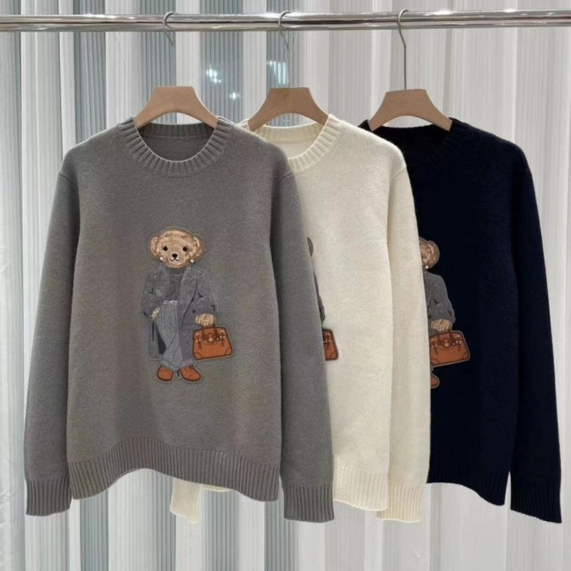 Ralph Lauren Cashmere Bear Knit Pullover