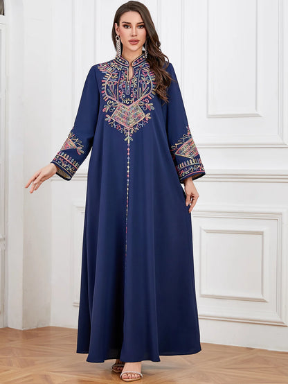 Luxury Abaya Diamond Caftan Dress