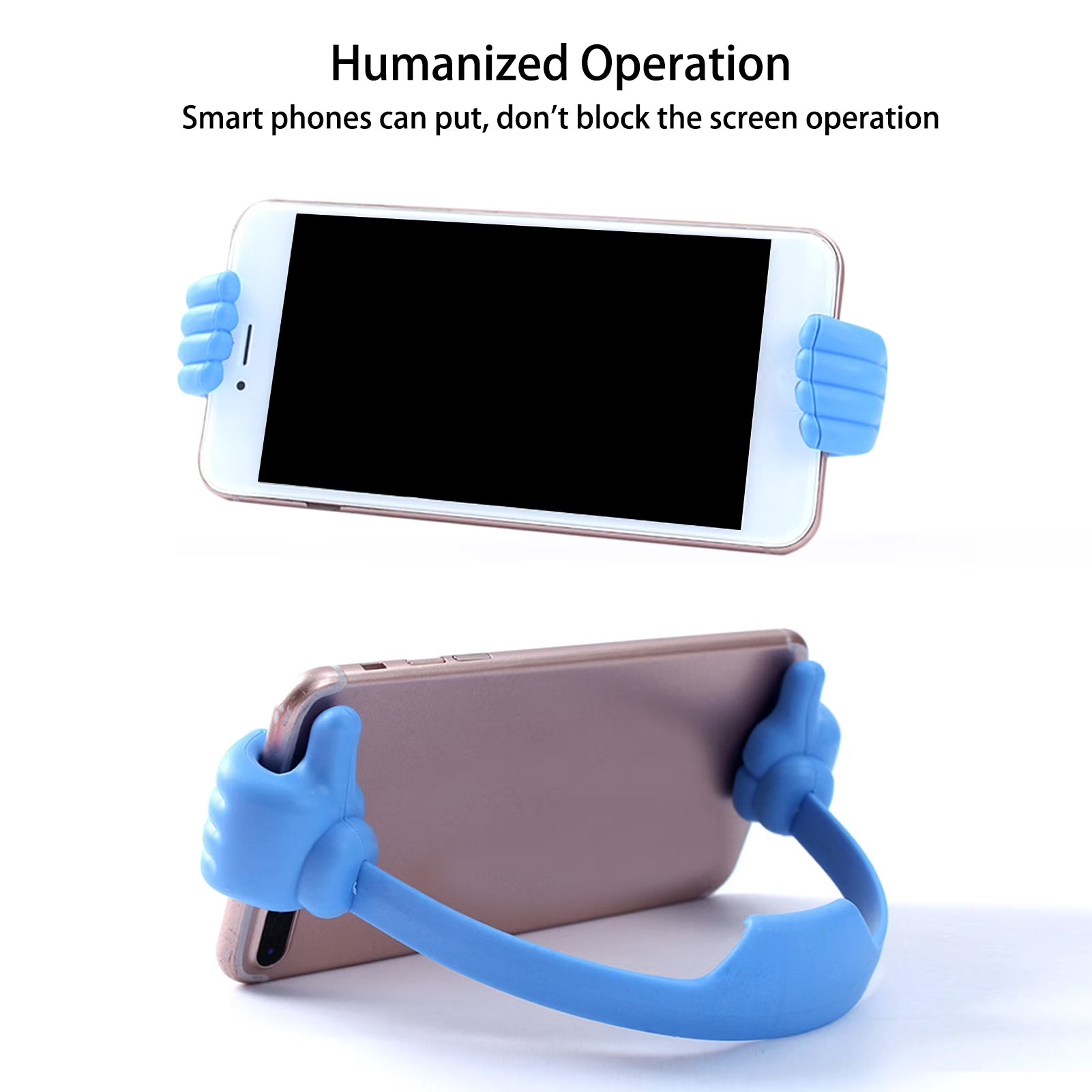 Thumb up Phone Holder Adjustable Tablet Stand Portable Desktop Lazy Phone Stand Fun Gifts for Kids Men Women