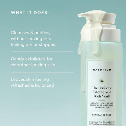the Perfector Salicylic Acid Body Wash, 16.9 Fl Oz