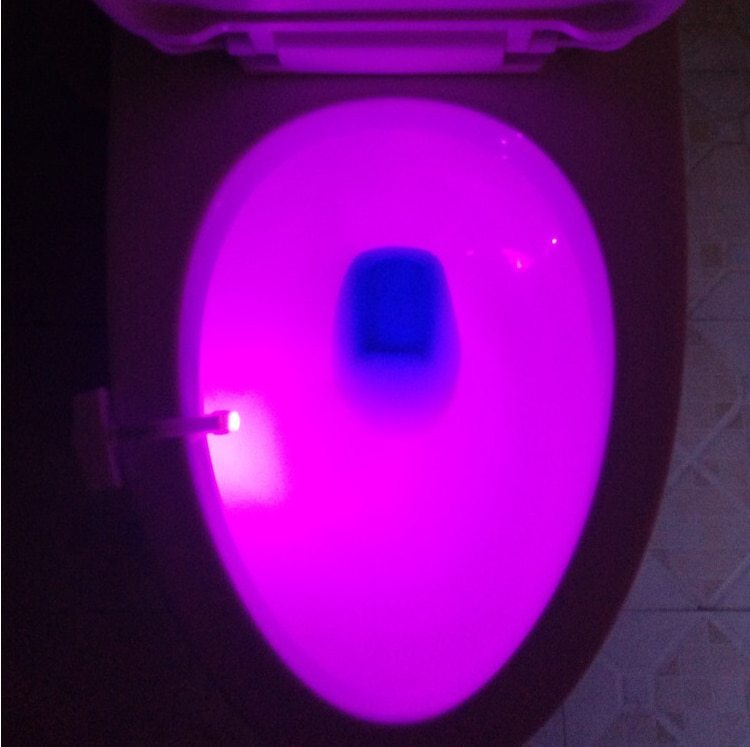 Veilleuse à LED à induction pour toilettes