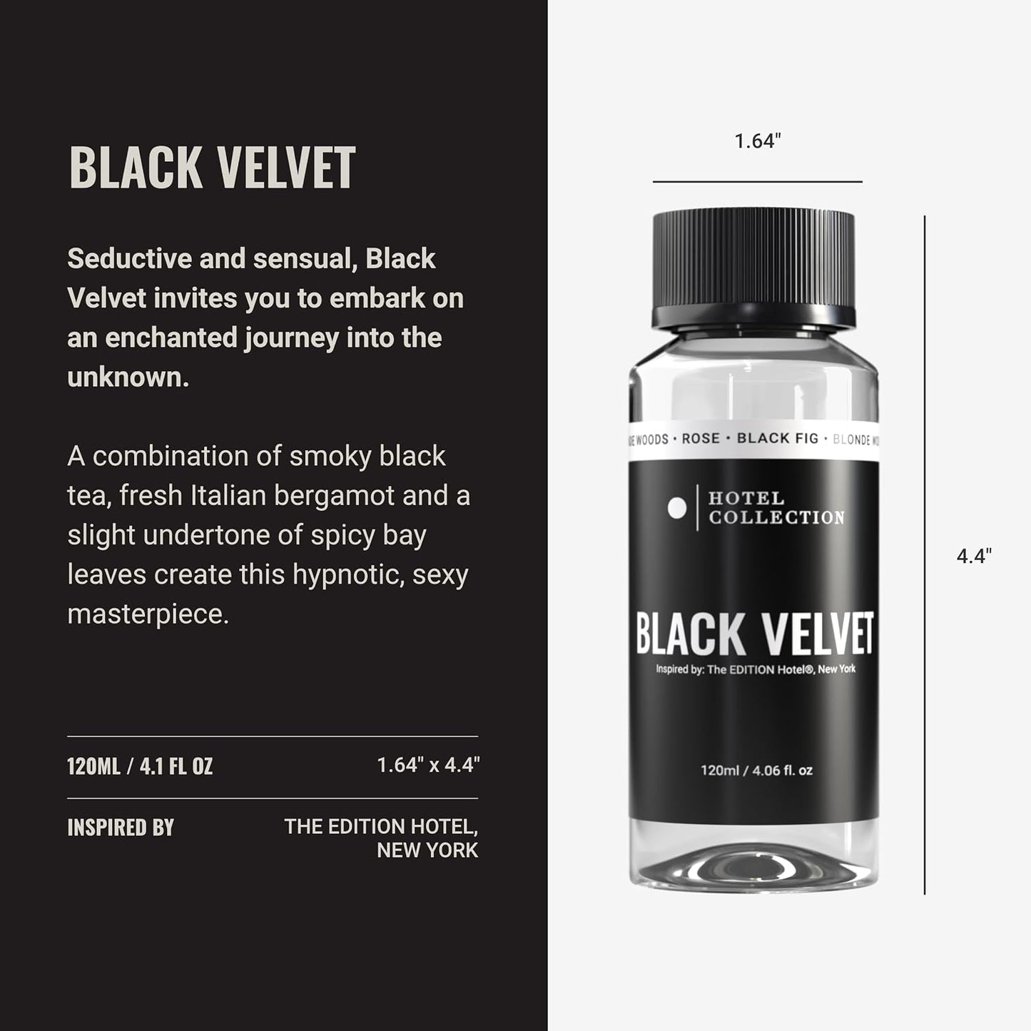 Hotel Collection - Black Velvet Fragrance Oil for Home Diffusers, 120 Ml