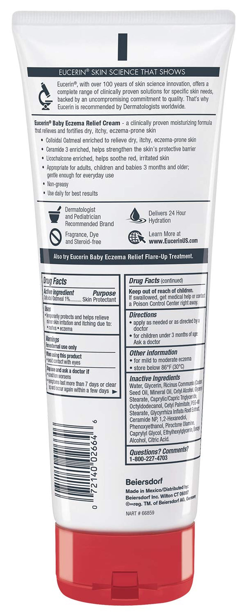 Baby Eczema Relief Skin Care Set, Variety Pack, 2 Items | Eczema Relief Cream and Body Wash (13.5 FL OZ), Eczema Relief Cream (8 OZ), Eczema Skin Care with Colloidal Oatmeal