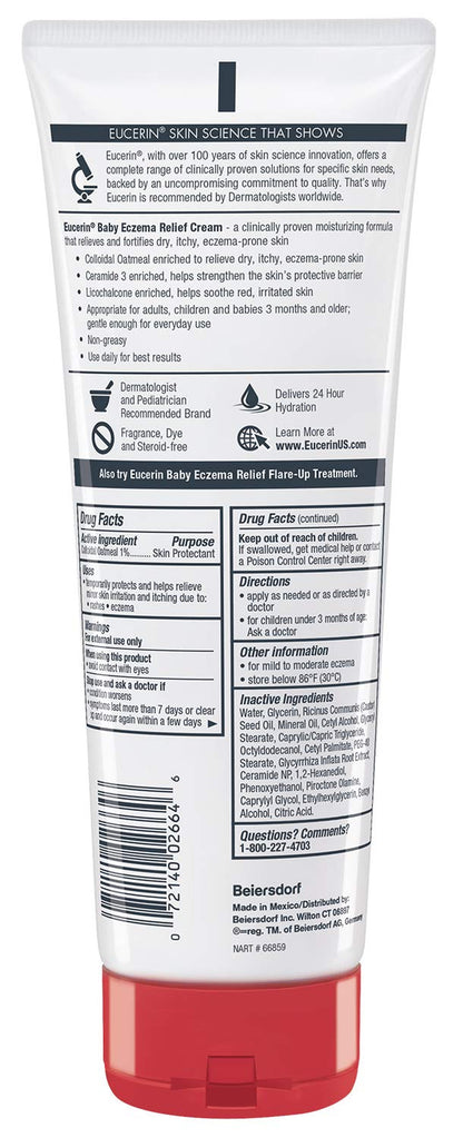 Baby Eczema Relief Skin Care Set, Variety Pack, 2 Items | Eczema Relief Cream and Body Wash (13.5 FL OZ), Eczema Relief Cream (8 OZ), Eczema Skin Care with Colloidal Oatmeal