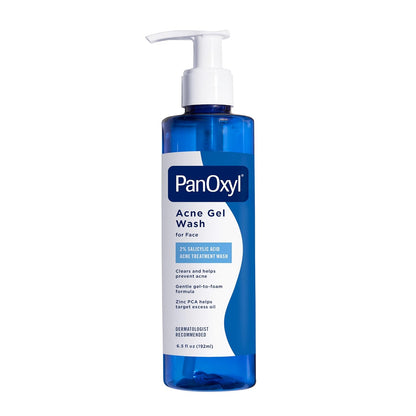 Acne Gel Wash, 2% Salicylic Acid, for Face, 6.5 Fl Oz