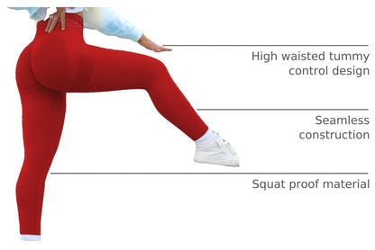 Women Scrunch Butt Lifting Leggings for Women Seamless High Waisted Workout Yoga Pants Gym Booty Tights