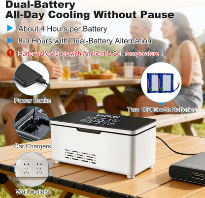Portable Insulin Cooler Travel Case, Insulin Travel Case Medicine Cooler