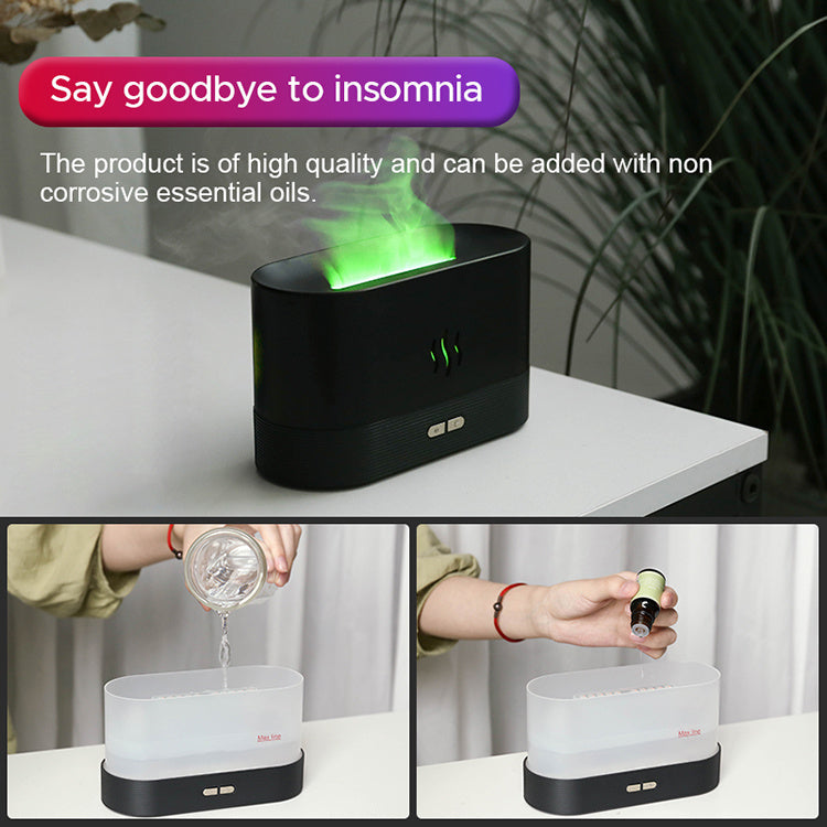 USB Ultrasonic Flame Humidifier