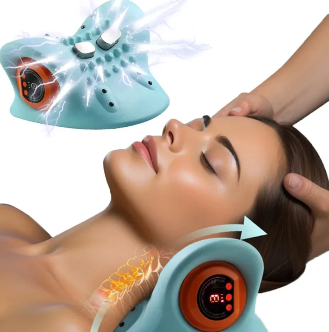 Portable Cervical Spine Relief Neck Massager Pillow