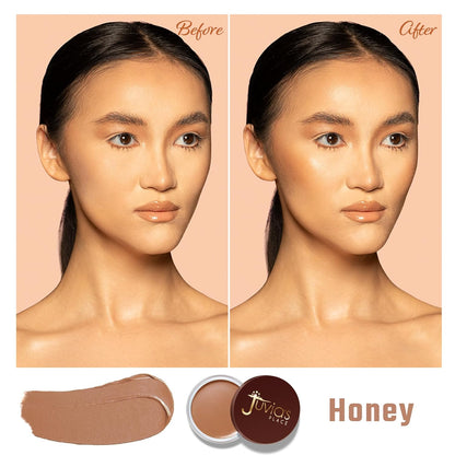 Bronzed Cream Bronzer - Honey, Matte Shimmer Finish Contour
