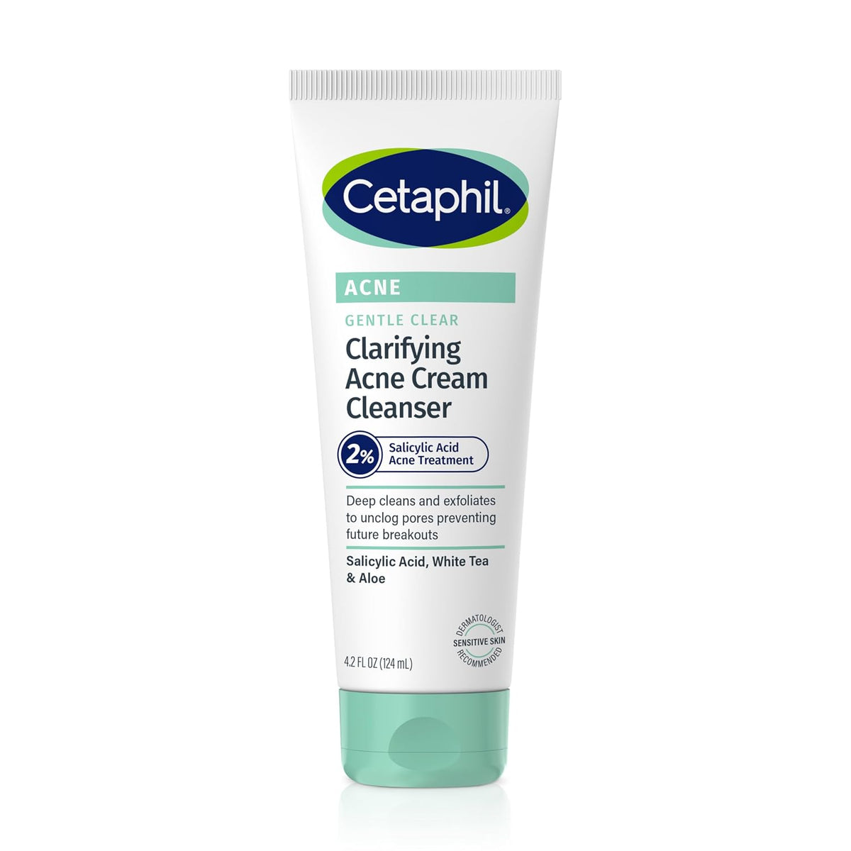 Gentle Clear Acne Face Wash, 2% Salicylic Acid, 4.2 Oz