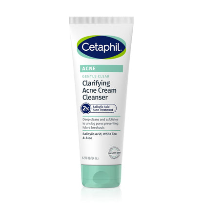 Gentle Clear Acne Face Wash, 2% Salicylic Acid, 4.2 Oz