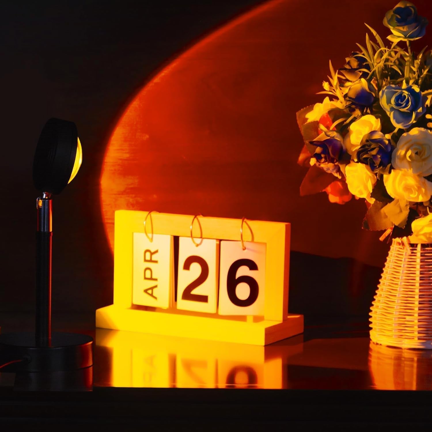 LED Sunset Lamp - Sunset Lights Night Lights LED Projector Floor Lamp Atmosphere