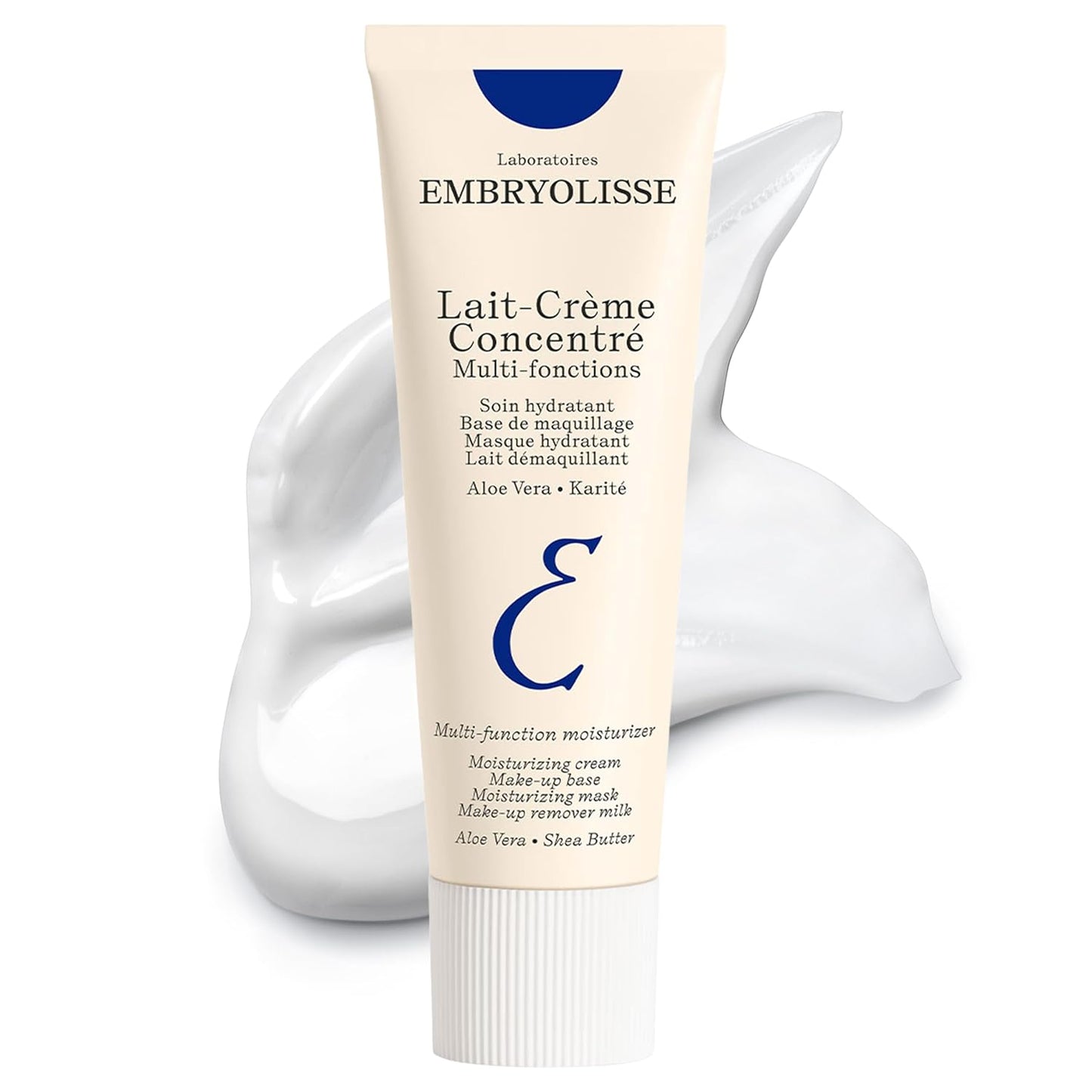 Embryolisse Lait-Crème Concentré Face Moisturizer and Makeup Primer, French Face Cream with Shea Butter & Aloe Vera