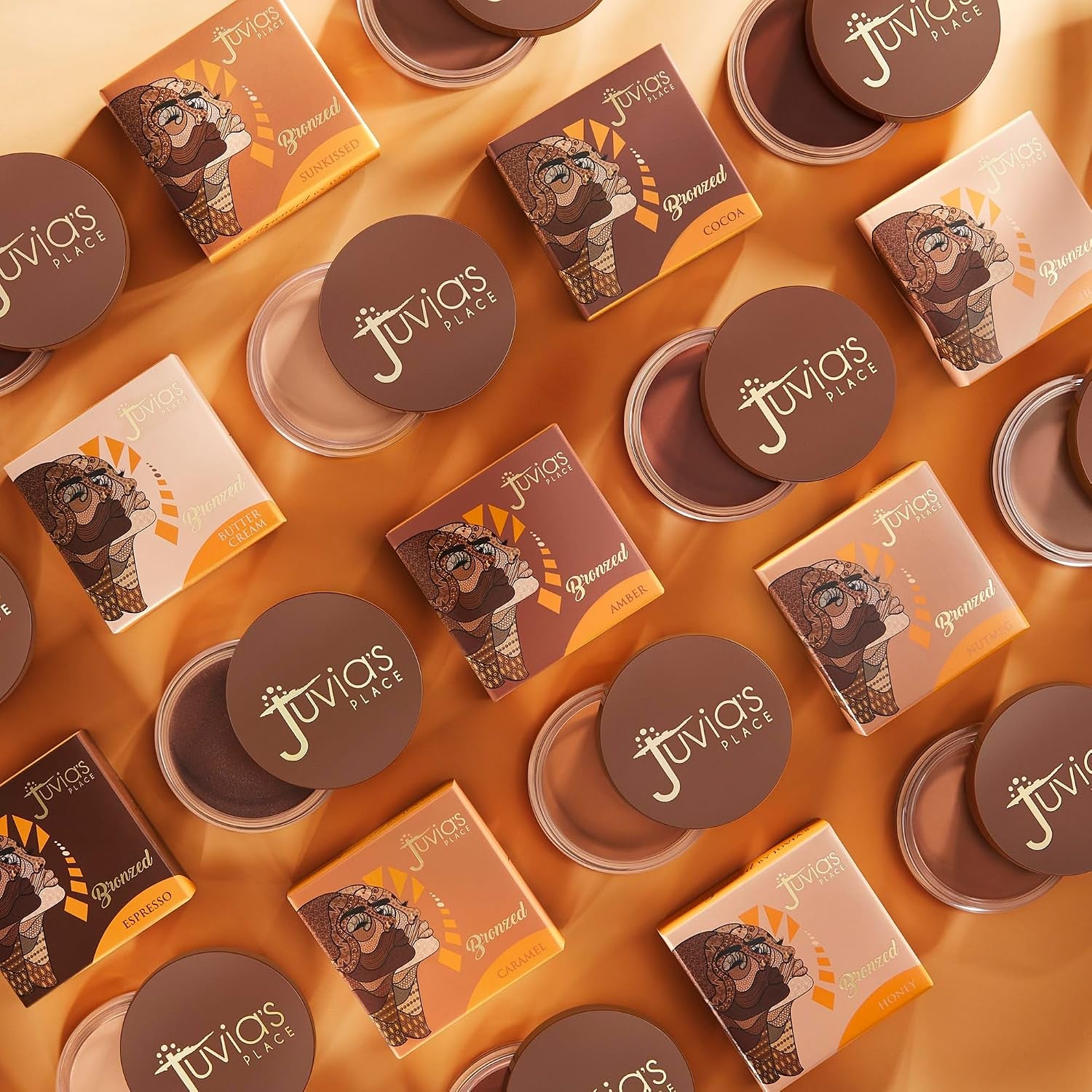 Bronzed Cream Bronzer - Honey, Matte Shimmer Finish Contour