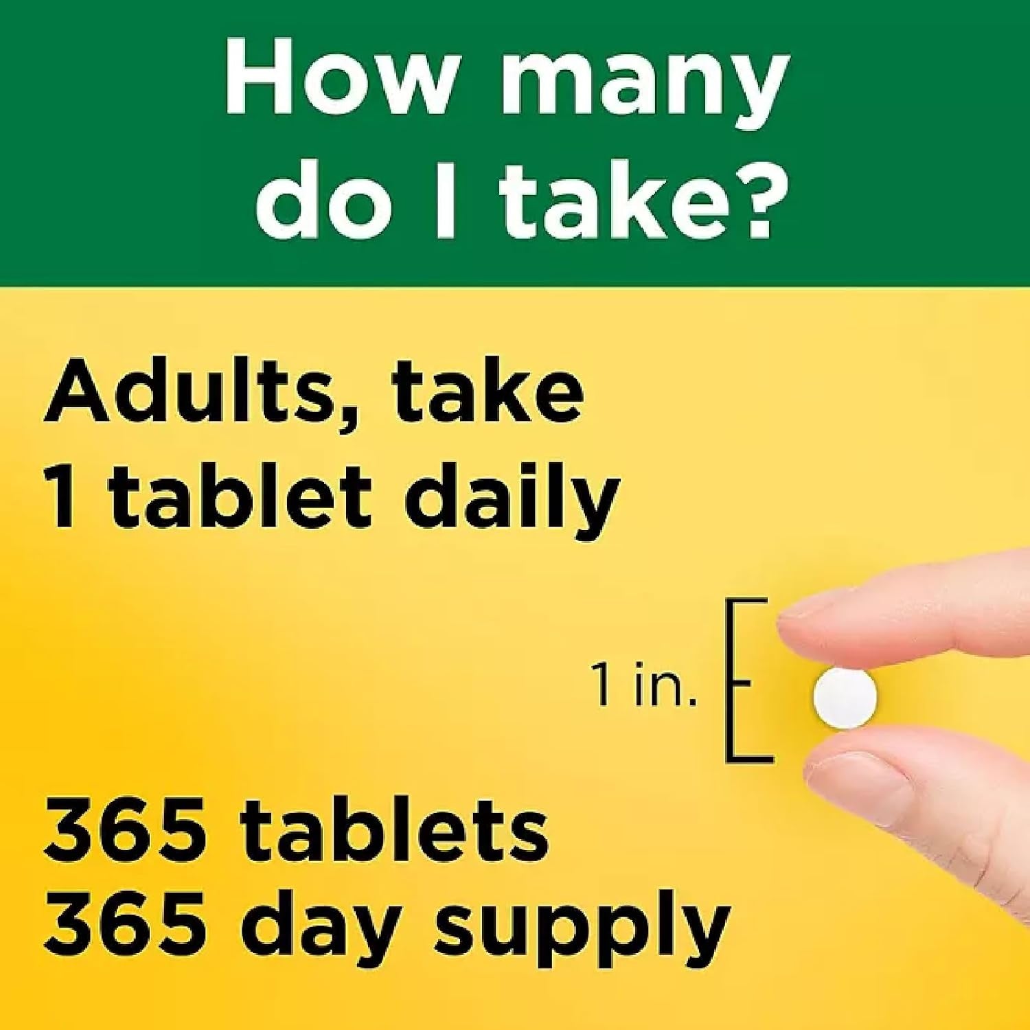 Iron 65 Mg (From Ferrous Sulfate) Tablets for Red Blood Cell Formation (365 Ct.).